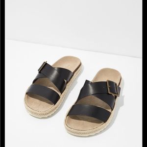 American Eagle Espadrille Slides